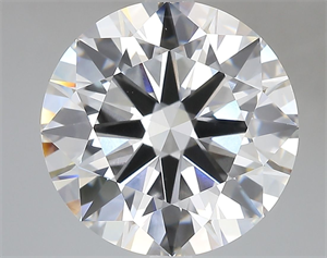 Picture of Lab Grown Diamond 7.03 Carats, Round with Ideal Cut, E Color, VVS1 Clarity and Certified by IGI