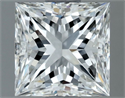 Natural Diamond 0.91 Carats, Princess with  Cut, G Color, VVS1 Clarity and Certified by GIA