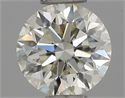 Natural Diamond 0.40 Carats, Round with Excellent Cut, K Color, VS1 Clarity and Certified by IGI