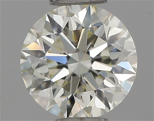 Picture of Natural Diamond 0.40 Carats, Round with Excellent Cut, K Color, VS1 Clarity and Certified by IGI