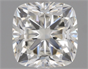 Natural Diamond 1.70 Carats, Cushion with  Cut, H Color, VVS2 Clarity and Certified by GIA