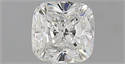 Diamante Natural 0.80 quilates, Del cojín , Color F, claridad VVS2 y certificado GIA