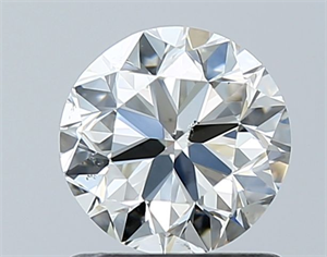 Foto Diamante Natural 1.00 quilates, Redondo , Color I, claridad SI1 y certificado GIA de