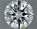 Natural Diamond 0.90 Carats, Round with Excellent Cut, G Color, VS1 Clarity and Certified by IGI