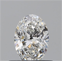 Diamante Natural 0.50 quilates, Ovalado , Color G, claridad VVS1 y certificado GIA