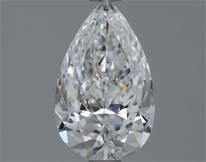 Picture of Natural Diamond 1.00 Carats, Pear with  Cut, F Color, SI2 Clarity and Certified by GIA