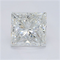 Diamante Natural 1.90 quilates, Princesa , Color F, claridad VS2 y certificado GIA