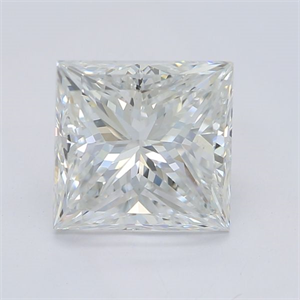 Foto Diamante Natural 1.90 quilates, Princesa , Color F, claridad VS2 y certificado GIA de