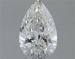 Picture of Natural Diamond 0.90 Carats, Pear with  Cut, I Color, SI2 Clarity and Certified by GIA