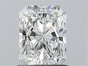 Picture of Natural Diamond 0.83 Carats, Radiant with  Cut, H Color, SI1 Clarity and Certified by GIA