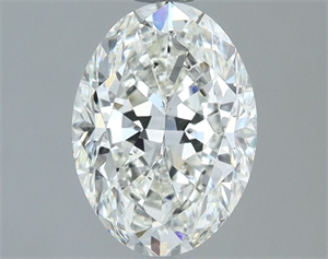 Picture of Natural Diamond 1.51 Carats, Oval with  Cut, I Color, SI1 Clarity and Certified by GIA