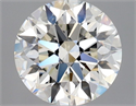 Natural Diamond 0.70 Carats, Round with Excellent Cut, I Color, VS1 Clarity and Certified by GIA