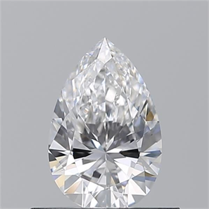 Foto Diamante Natural 0.52 quilates, De pera , Color E, claridad VVS2 y certificado GIA de