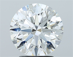 Picture of Natural Diamond 2.80 Carats, Round with Excellent Cut, G Color, SI1 Clarity and Certified by GIA
