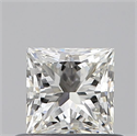 Diamante Natural 0.53 quilates, Princesa , Color J, claridad VS1 y certificado GIA
