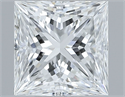 Diamante Natural 0.90 quilates, Princesa , Color F, claridad VS1 y certificado GIA