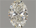 Natural Diamond 0.76 Carats, Oval with  Cut, I Color, VS2 Clarity and Certified by GIA