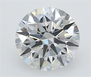 Picture of Lab Grown Diamond 1.03 Carats, Round with Excellent Cut, D Color, FL Clarity and Certified by GIA
