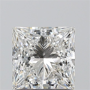 Picture of Natural Diamond 1.01 Carats, Princess with  Cut, F Color, VVS2 Clarity and Certified by GIA