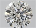 Natural Diamond 0.70 Carats, Round with Excellent Cut, H Color, SI2 Clarity and Certified by GIA