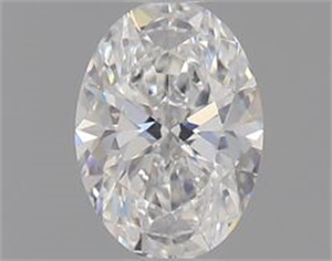 Picture of Natural Diamond 0.41 Carats, Oval with  Cut, E Color, SI1 Clarity and Certified by GIA