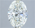 Natural Diamond 1.50 Carats, Oval with  Cut, I Color, VS1 Clarity and Certified by IGI