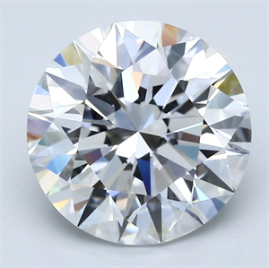Picture of Natural Diamond 4.59 Carats, Round with Excellent Cut, E Color, VVS2 Clarity and Certified by GIA