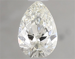 Picture of Natural Diamond 0.45 Carats, Pear with  Cut, H Color, VS2 Clarity and Certified by IGI