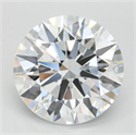 Del inventario de diamantes de laboratorio, 2.55 quilates, Redondo , Color D, claridad VVS1 y certificado IGI