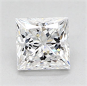 Diamante Natural 0.41 quilates, Princesa , Color D, claridad VVS1 y certificado GIA