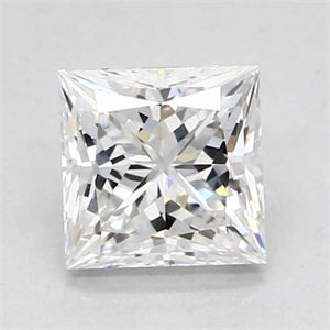 Foto Diamante Natural 0.41 quilates, Princesa , Color D, claridad VVS1 y certificado GIA de