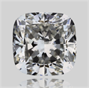 Natural Diamond 0.50 Carats, Cushion with  Cut, I Color, VS1 Clarity and Certified by GIA