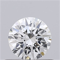Natural Diamond 0.40 Carats, Round with Excellent Cut, G Color, VVS2 Clarity and Certified by GIA