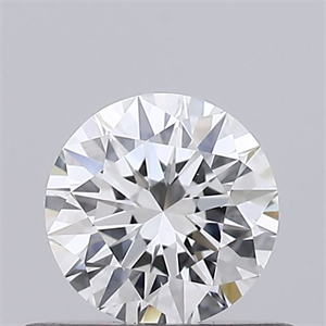 Picture of Natural Diamond 0.40 Carats, Round with Excellent Cut, G Color, VVS2 Clarity and Certified by GIA