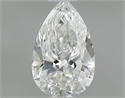 Diamante Natural 0.41 quilates, De pera , Color E, claridad VS1 y certificado GIA