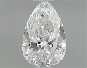 Foto Diamante Natural 0.41 quilates, De pera , Color E, claridad VS1 y certificado GIA de