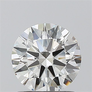 Picture of Natural Diamond 1.01 Carats, Round with Excellent Cut, I Color, SI1 Clarity and Certified by GIA