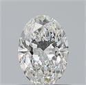 Natural Diamond 0.50 Carats, Oval with  Cut, F Color, VS1 Clarity and Certified by GIA