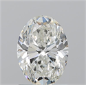 Natural Diamond 1.31 Carats, Oval with  Cut, H Color, VS1 Clarity and Certified by GIA