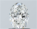 Diamante Natural 0.80 quilates, Ovalado , Color G, claridad VS1 y certificado GIA
