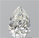 Natural Diamond 0.90 Carats, Pear with  Cut, I Color, VS1 Clarity and Certified by GIA