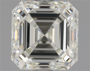 Foto Diamante Natural 1.50 quilates, Asscher , Color K, claridad VVS1 y certificado GIA de