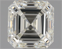 Natural Diamond 1.50 Carats, Asscher with  Cut, K Color, VVS1 Clarity and Certified by GIA