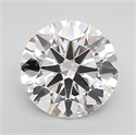 Lab Grown Diamond 1.50 Carats, Round with Excellent Cut, D Color, VVS2 Clarity and Certified by IGI