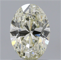 Natural Diamond 1.01 Carats, Oval with  Cut, J Color, VS2 Clarity and Certified by IGI