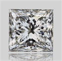 Diamante Natural 1.51 quilates, Princesa , Color J, claridad VS2 y certificado GIA