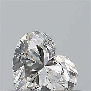 Picture of Natural Diamond 0.32 Carats, Heart with  Cut, G Color, VVS1 Clarity and Certified by GIA
