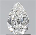 Natural Diamond 0.70 Carats, Pear with  Cut, F Color, VS2 Clarity and Certified by GIA