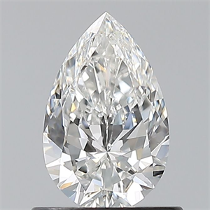 Picture of Natural Diamond 0.70 Carats, Pear with  Cut, F Color, VS2 Clarity and Certified by GIA