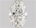 Natural Diamond 0.54 Carats, Oval with  Cut, F Color, VVS1 Clarity and Certified by GIA